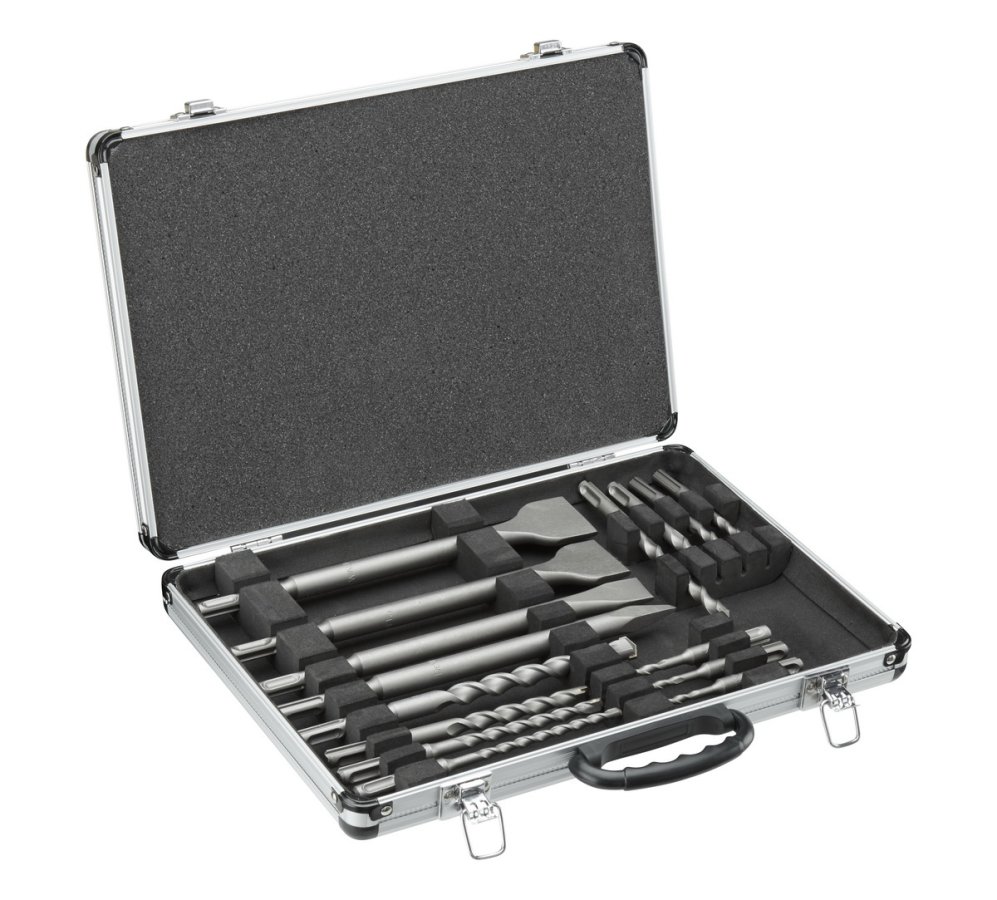 DeWALT DT9679 15dílná sada vrtáků a sekáčů SDS+ v hliníkovém kufru Obrázek