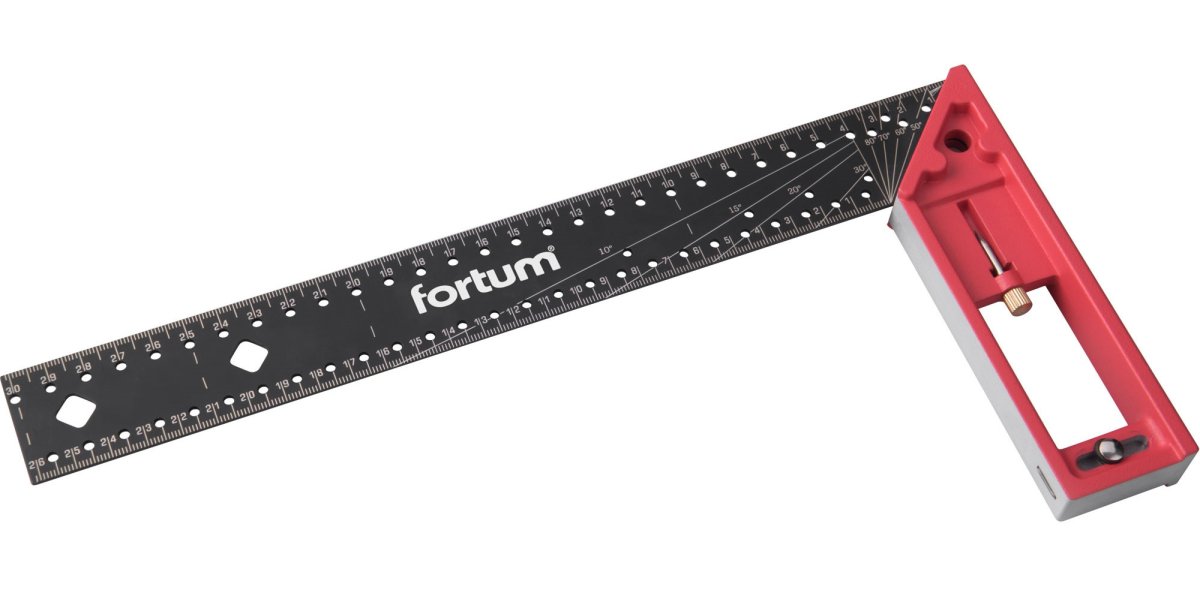 FORTUM 4784101 úhelník truhlářský multifunkční 300mm celokovový Obrázek