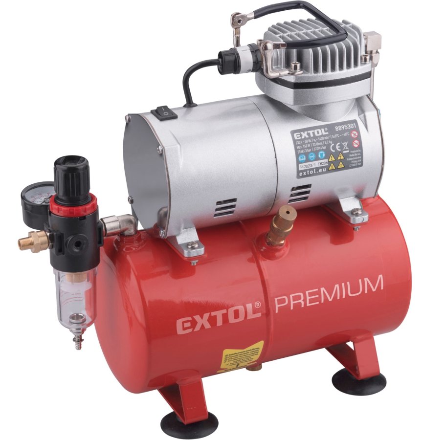 EXTOL PREMIUM 8895301 kompresor 3 lit. 150 W Obrázek