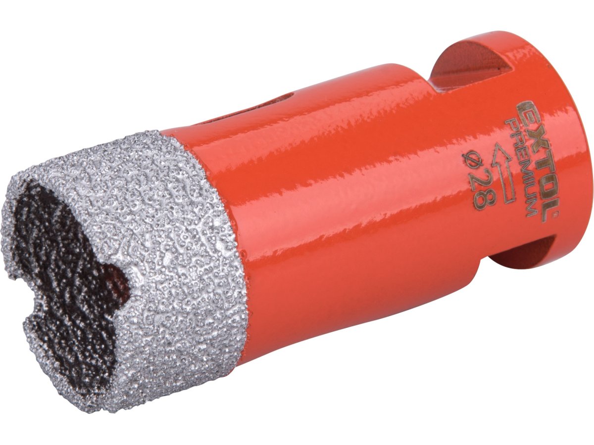 EXTOL PREMIUM 8802984 diamantová vykružovací korunka pr.28mm M14 Obrázek