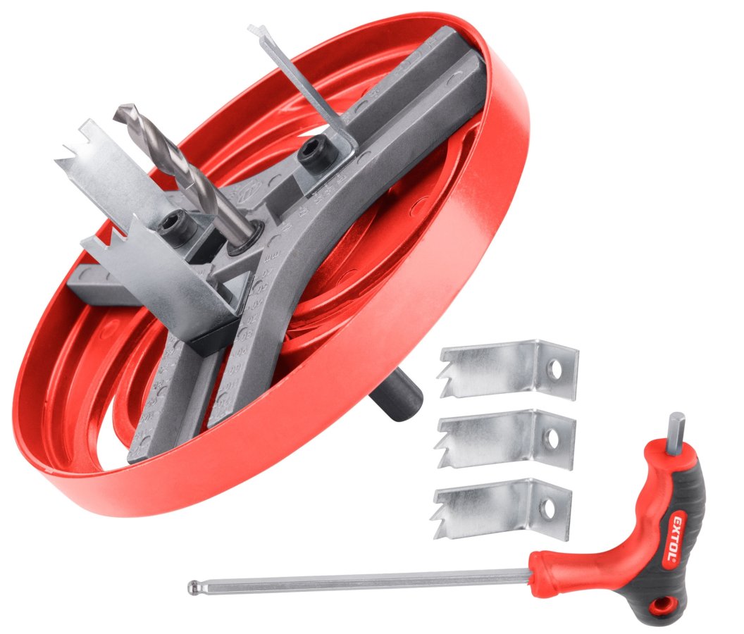 EXTOL PREMIUM 8801610 vykružovací stavitelný korunkový vrták 19-127mm Obrázek