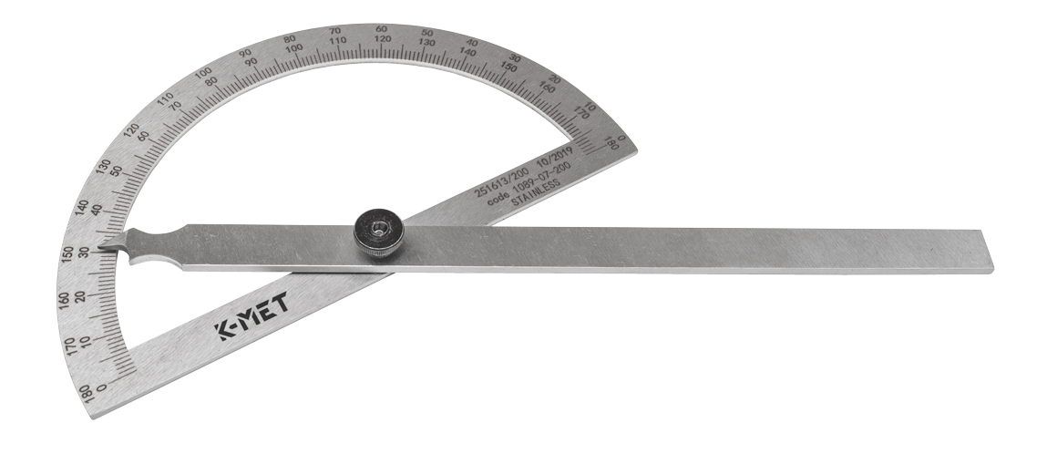 K-MET 251613 úhloměr 120x200mm NEREZ 1089-07-120 (KINEX) Obrázek