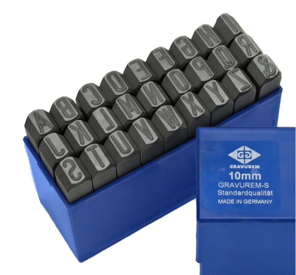 BETA razidla ABECEDA+& 10mm GRAVUREM-S Obrázek