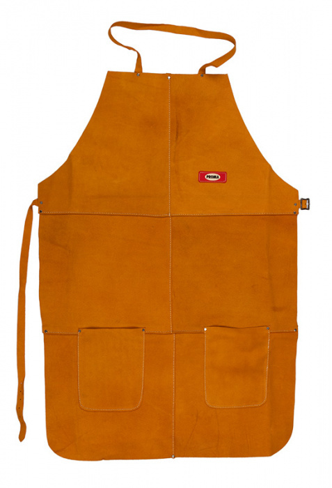 PROMA RPI-451 kožená svářečská a pracovní ochranná zástěra s kapsami 91005451 Obrázek