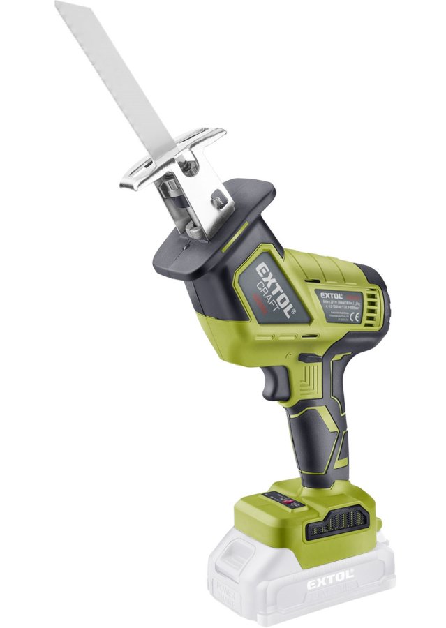 EXTOL CRAFT 402455 bezuhlíková aku pila ocaska jednoruční BRUSHLESS 20V LiIon bez aku Obrázek