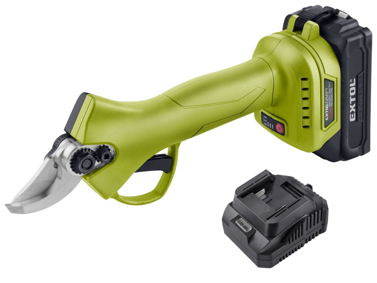 EXTOL CRAFT 402456 zahradní aku nůžky na větve BRUSHLESS 20V LiIon 2Ah Obrázek