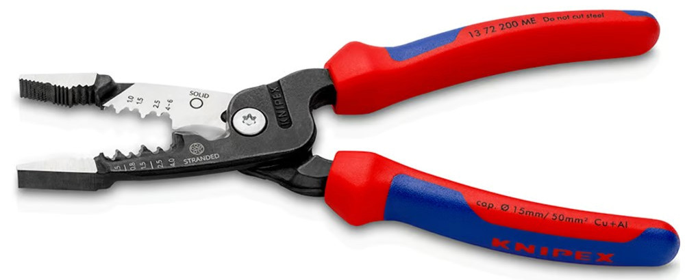 KNIPEX 1372200ME multifunkční odizolvací kleště 200mm Obrázek