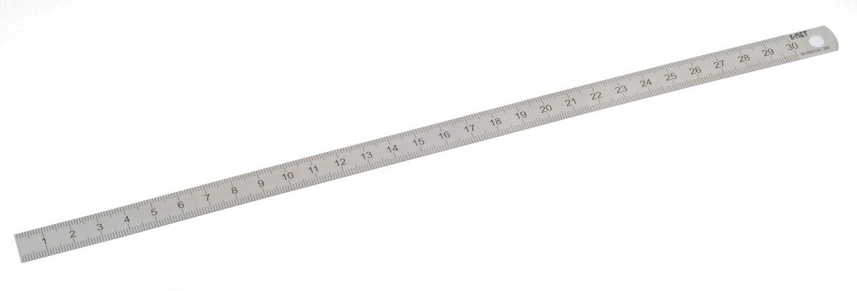 Levně K-MET měřítko ocelové 500mm tenké 1018
