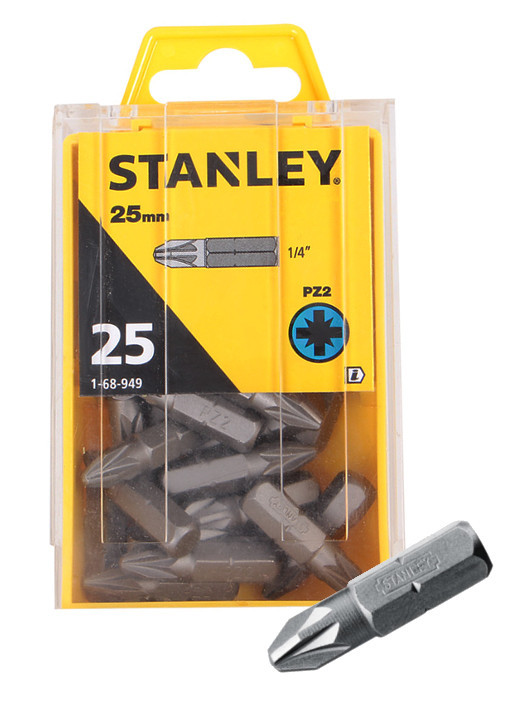 STANLEY 1-68-949 sada bitů PZ2 x 25mm 25ks Obrázek