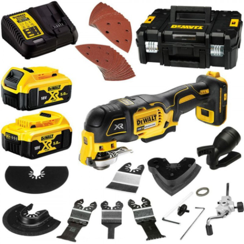 DeWALT DCS356P2 (2x5Ah) aku oscilační bruska Obrázek