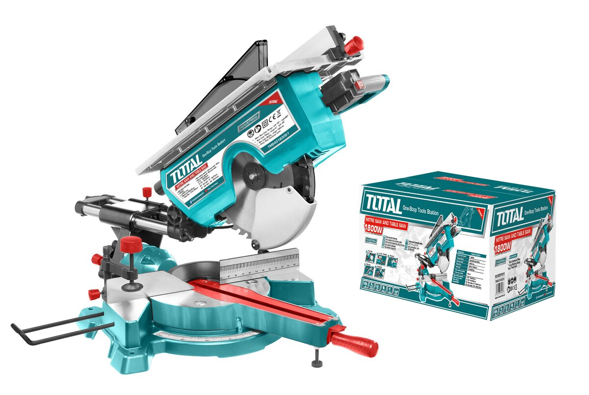 TOTAL TMS43183051 kombinovaná stolní a pokosová pila 305mm 1800W, Industrial Obrázek