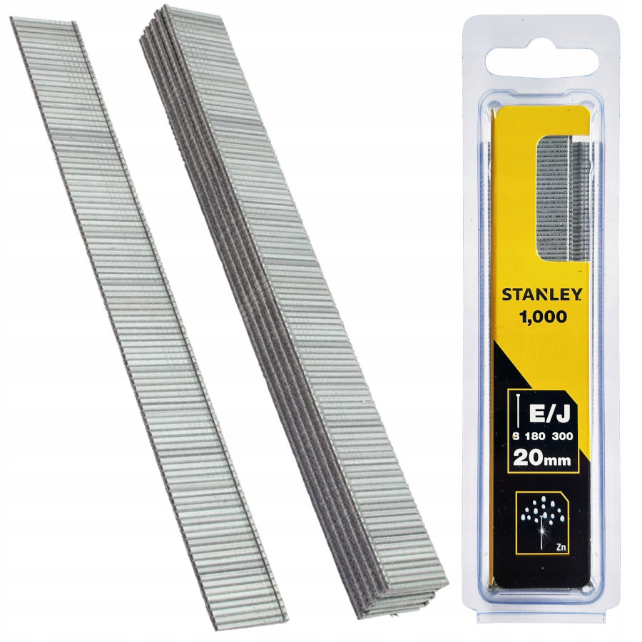 STANLEY 1-SWKBN075T kolářské hřebíčky typ J, 1000 ks - délka 20mm Obrázek
