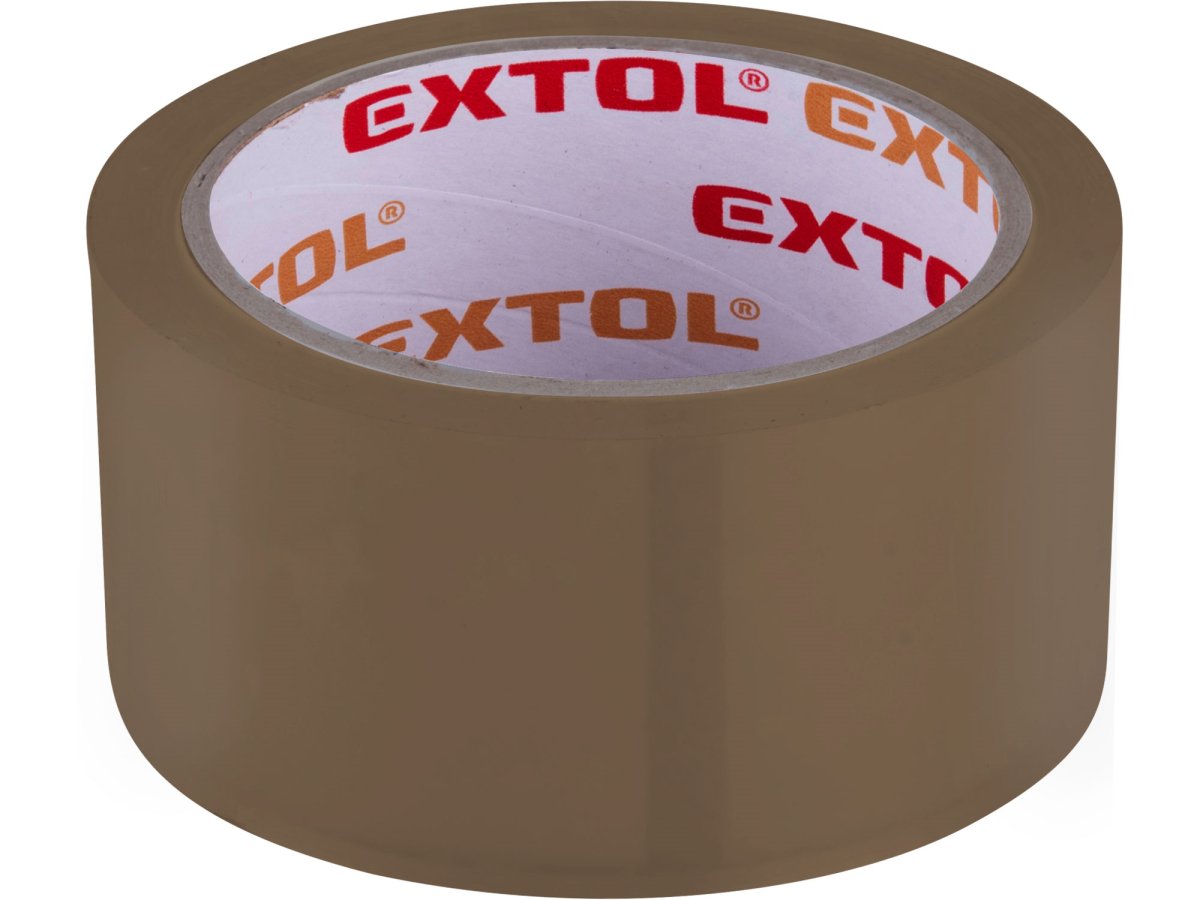 EXTOL PREMIUM 8856325 páska lepicí tichá hnědá 48mm x 66m x 0,050mm PP/akryl
