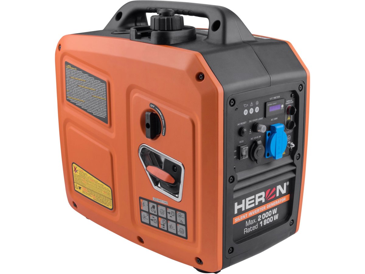 HERON 8896223 elektrocentrála digitální invertorová 2kW 3,3HP Obrázek