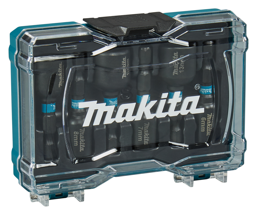 MAKITA E-15768 sada torzních stopkových hlavic 1/4" IMPACT BLACK 6ks v plastové krabičce