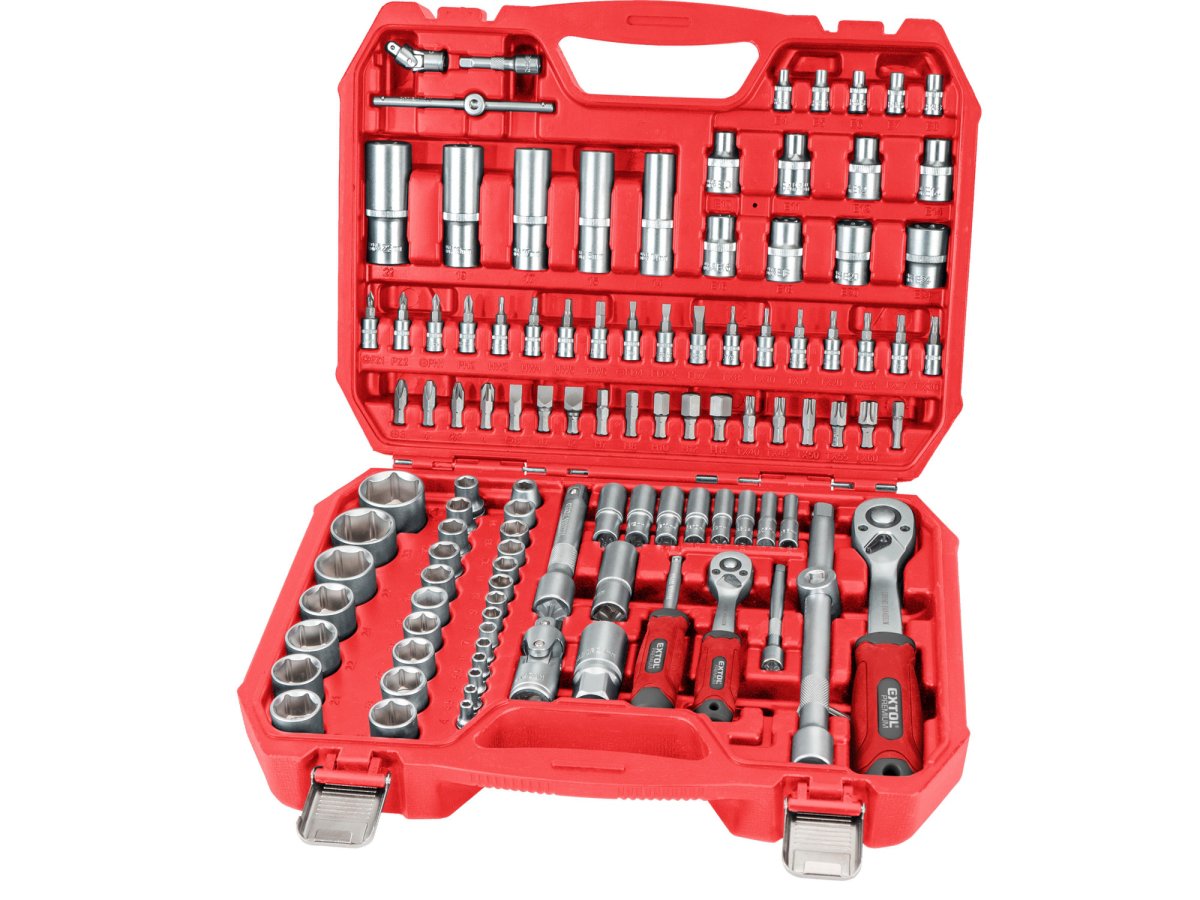 EXTOL PREMIUM 8818338 gola sada 1/4" 1/2" 110ks Obrázek