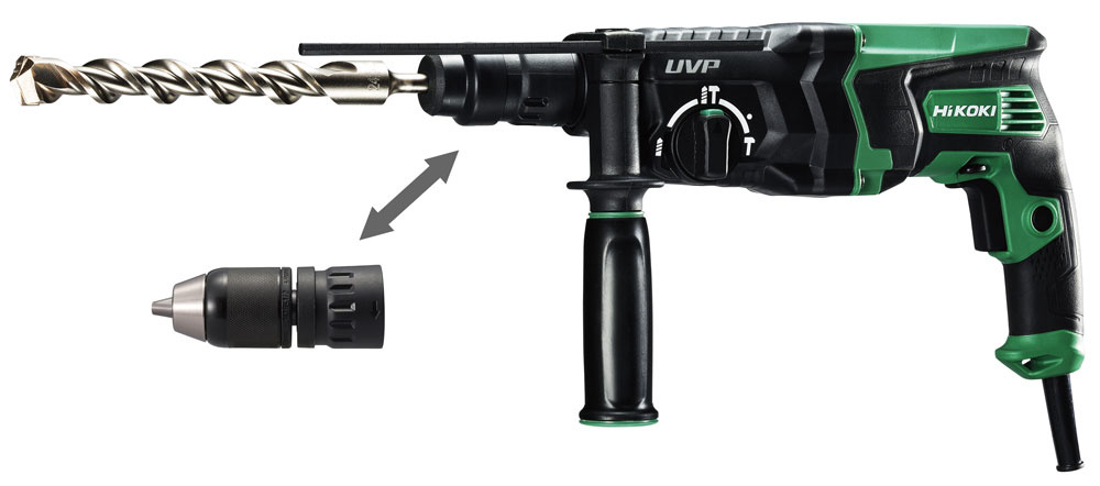 HIKOKI DH28PMY2 kombinované kladivo 3J SDS+ 850W