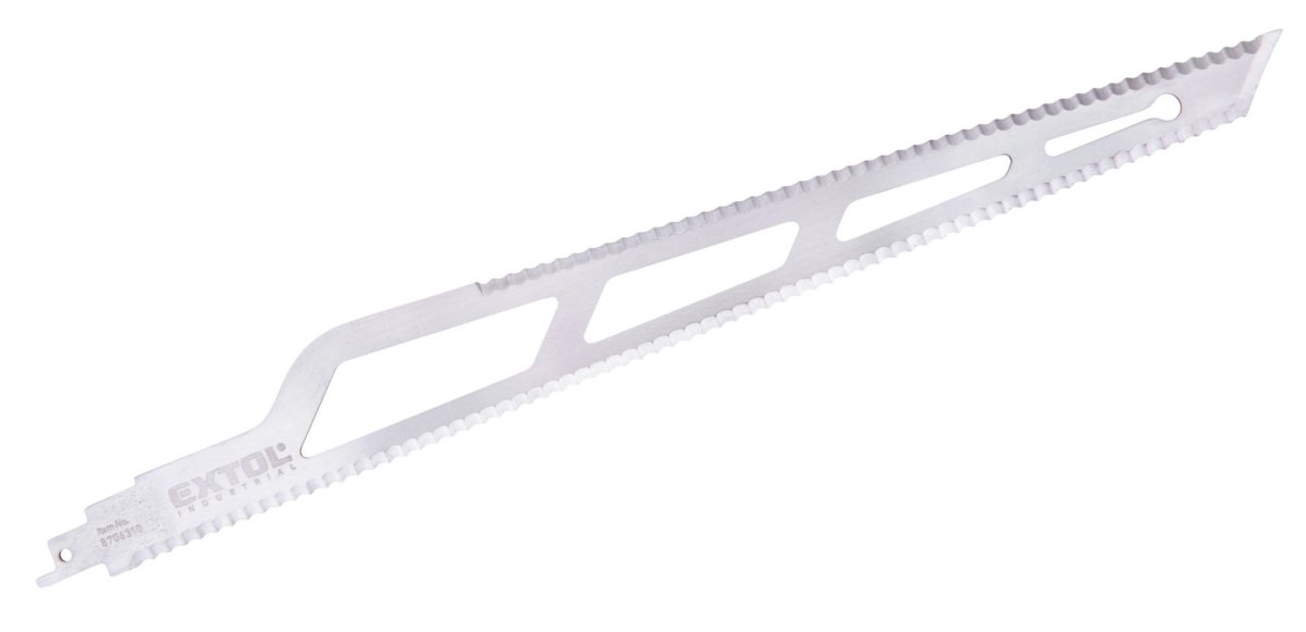 EXTOL INDUSTRIAL 8706310 plátek do ocasky na izolace oboustranný 400x45x1,5mm nerez