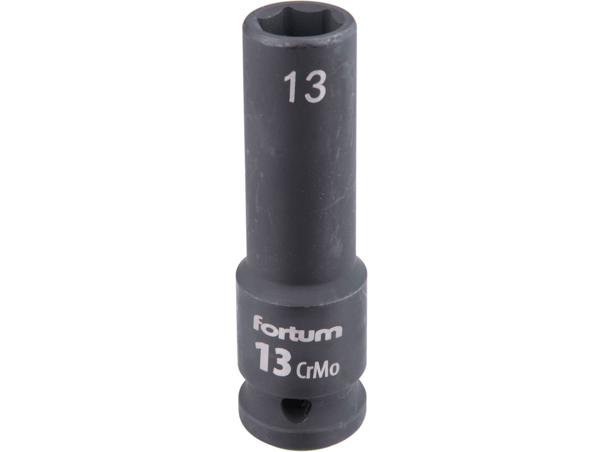 FORTUM 4703213 hlavice 1/2" nástrčná 13mm úderová průmyslová 78mm prodloužená CrMoV