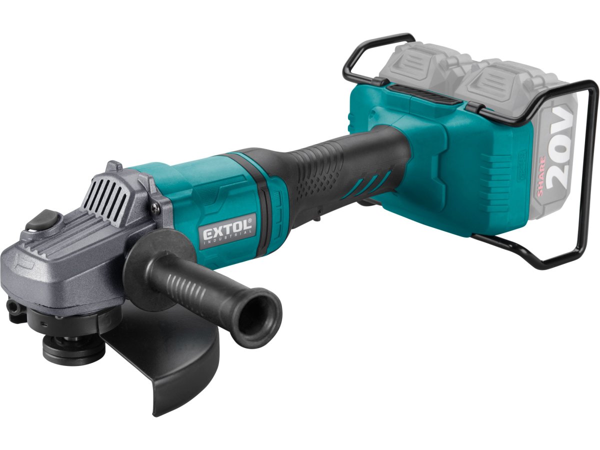 EXTOL INDUSTRIAL 8791847 úhlová aku bruska 150/180mm SHARE20V bezuhlíková, bez aku