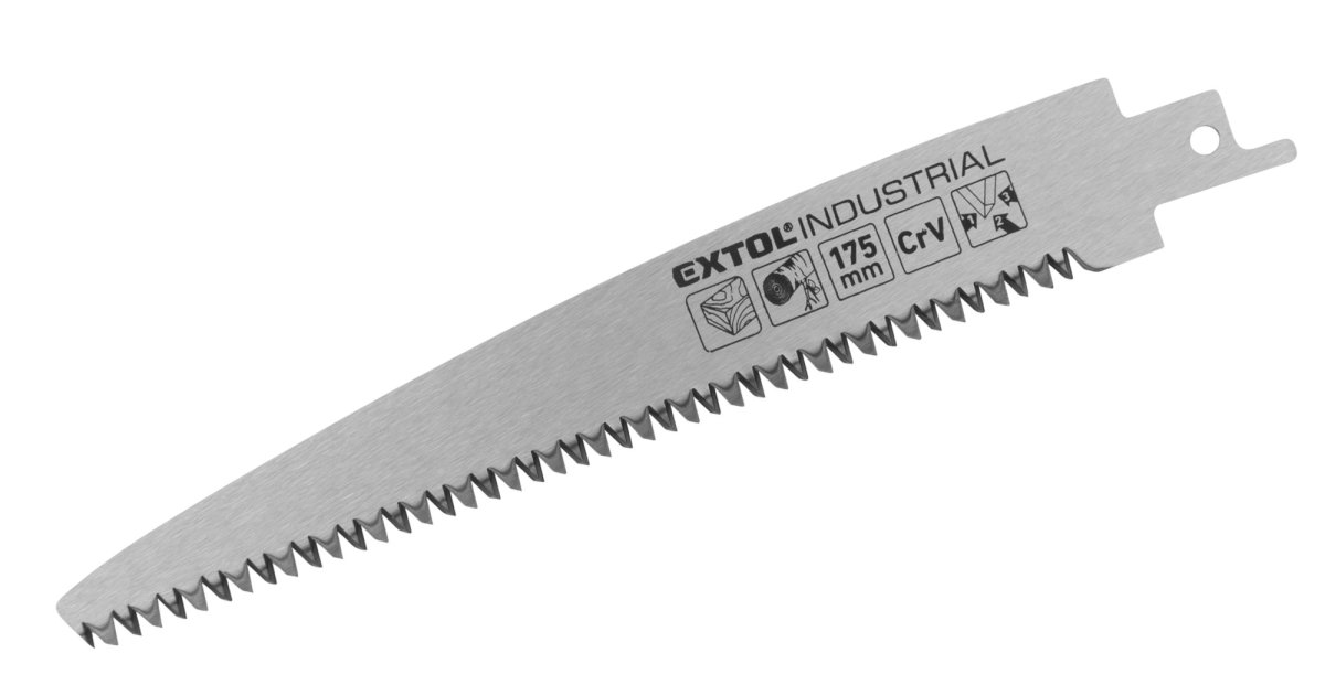 EXTOL INDUSTRIAL 8706103 plátek na dřevo rovný do pily ocasky 175mm CrV