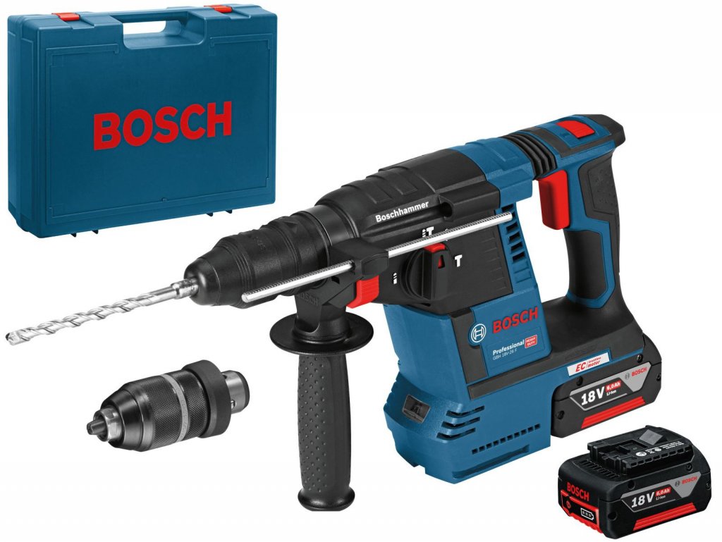 Bosch Gbh 18v 26 F Professional Kombinovane Aku Kladivo Liion 2x 6ah Nako Pardubice