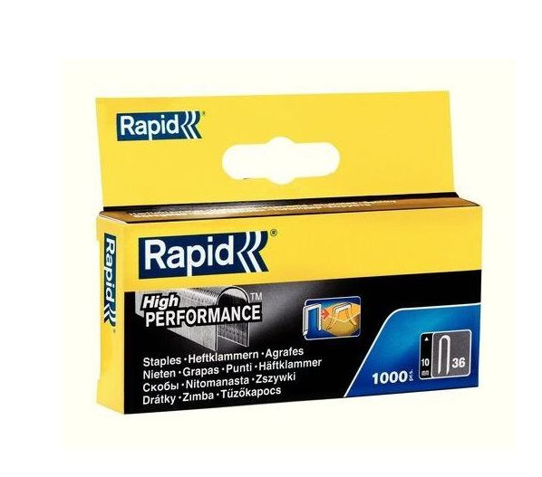RAPID sponky na kabely 36/10mm (1000) "U" 884401
