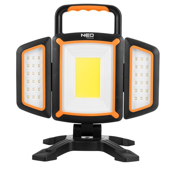 NEO TOOLS 99-125 aku svítilna pracovní třídílná 2000lm se stojanem USB