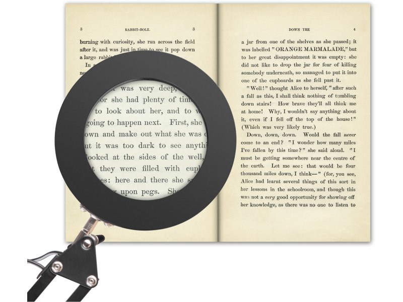 EXTOL LIGHT 43160 stolní lampa s lupou, 1300lm, 5x zvětšení, USB Obrázek