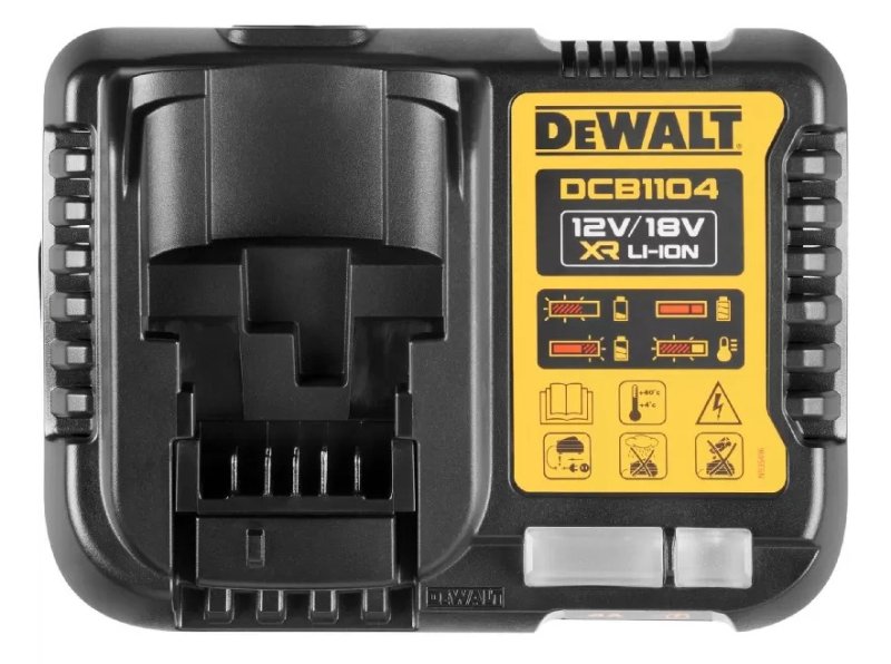 DeWALT DCB1104P2 nabíječka + 2x akumulátor 18V 5,0Ah XR Li-Ion ORIGINÁL Obrázek