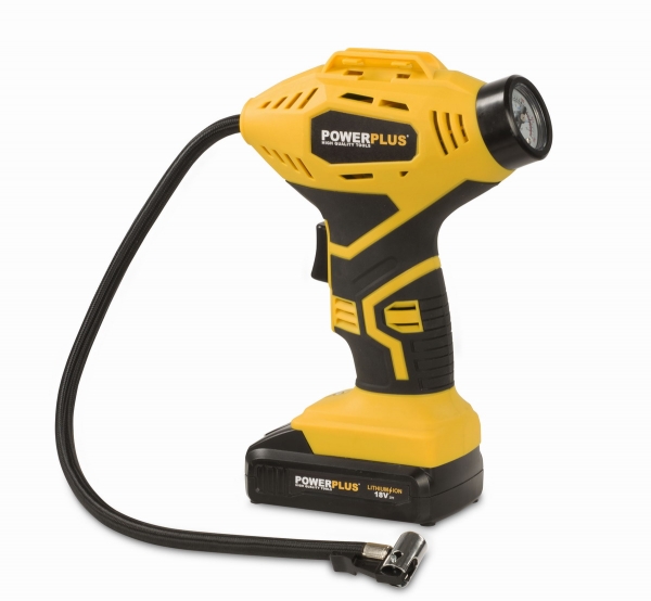 POWERPLUS POWX1700 akumulátorový kompresor 18V Li-Ion 1,5Ah Obrázek