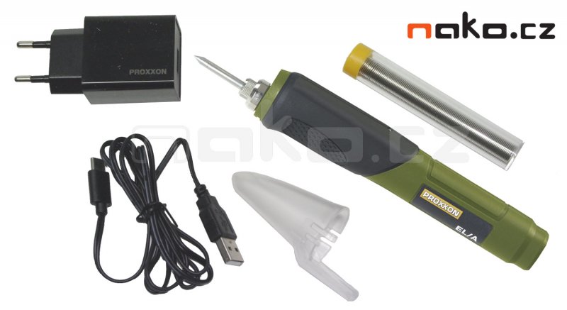 PROXXON EL/A aku páječka 3,6V 2Ah nabíjení USB 28142 Obrázek