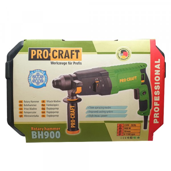 PROCRAFT BH900 kombinované kladivo SDS+ 3,2J Obrázek