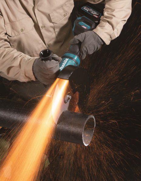 MAKITA GA038GT201 aku úhlová bruska s regulací 230mm Li-ion XGT 40V 2x5,0Ah Obrázek