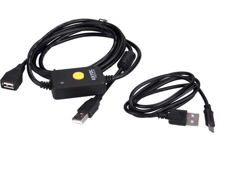 EXTOL PREMIUM 8825221A kabel USB pro přenos dat k posuvkám 8825221 a 8825224, 2,8m Obrázek