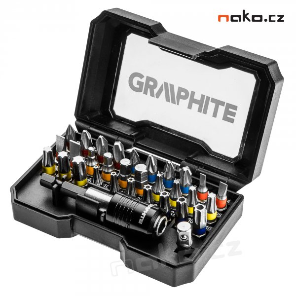GRAPHITE 56H608 sada bitů Ph, PZ, TRX, PL, HEX - 32ks Obrázek