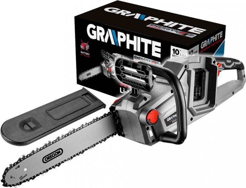 GRAPHITE ENERGY+ 58G043 aku řetězová pila 35cm 2x18V LiIon bez akumulátoru Obrázek