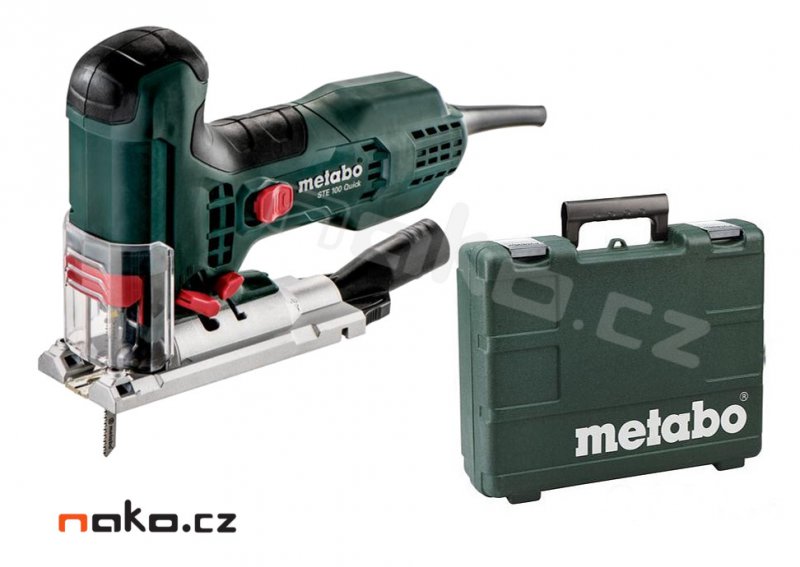 METABO STE 100 Quick kmitací pila s plynulou změnou otáček + kufr Obrázek