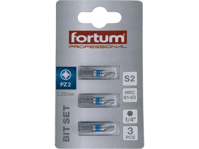 FORTUM-KITO bit PZ2 25mm 3ks S2 4741302