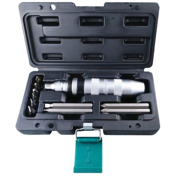 HONITON H5-ID0120 úderový šroubovák 1/2" s adaptérem a bity 12 dílů