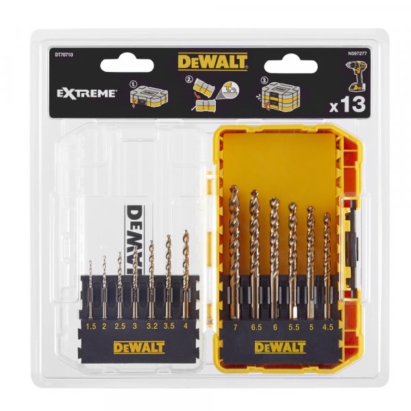 DeWALT DT70710 13dílná sada vrtáků EXTREME2 Obrázek
