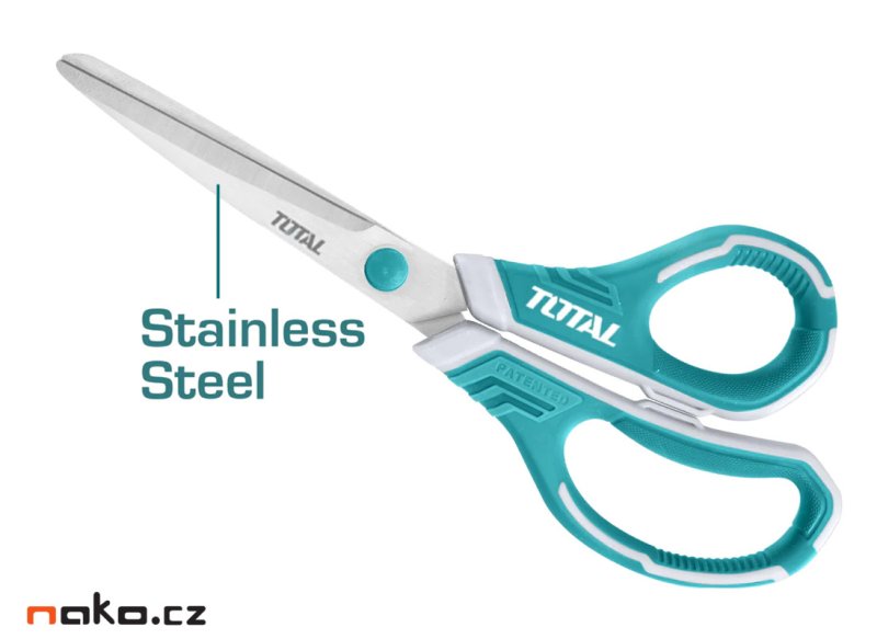 TOTAL THSCRS812001 nůžky na papír a textil 215mm Obrázek