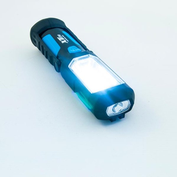 XTline XT60064 montážní nabíjecí aku svítilna COB LED 3W +1x LED 1W Obrázek