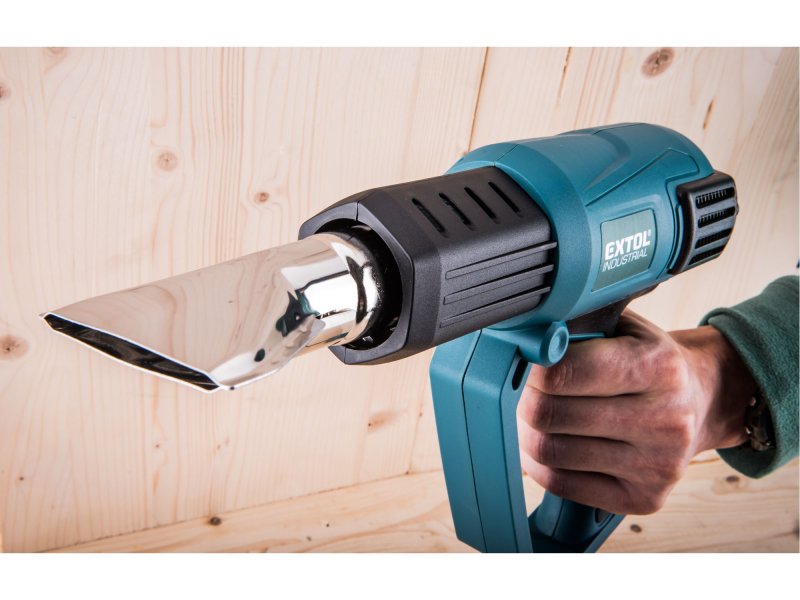 EXTOL INDUSTRIAL 8794800 pistole horkovzdušná s plynulou regulací 2000W Obrázek