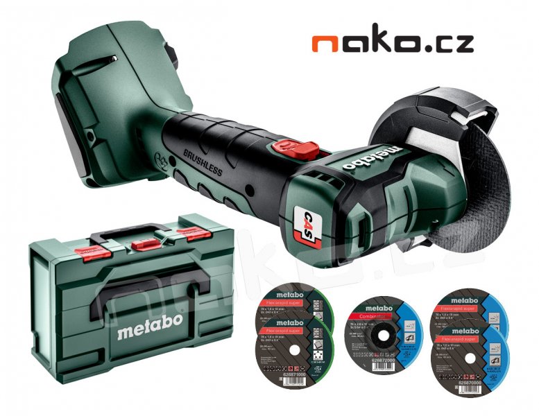 METABO CC 18 LTX BL akumulátorová úhlová bruska 600349840 bez akumulátoru Obrázek