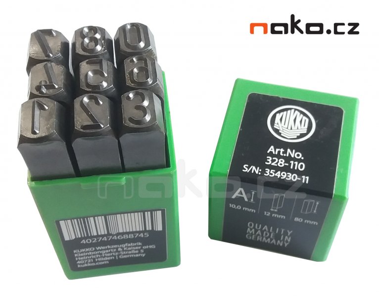 TURNUS STANDARD razidla ČÍSLICE 10mm 328-110 Obrázek