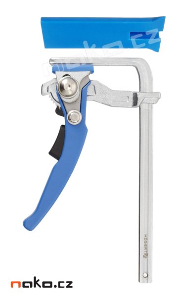 HOGERT HT3B941 univerzální ráčnová páková rychlosvěrka pro vodící lišty 160mm Obrázek