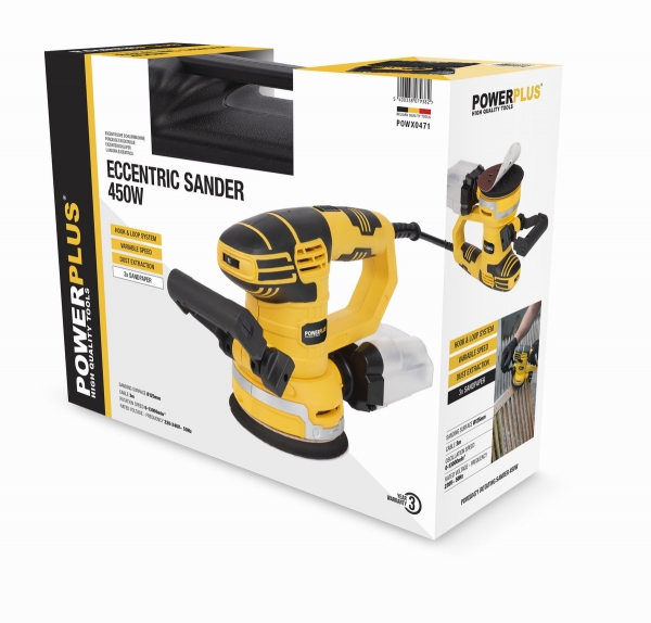 POWERPLUS POWX0471 excentrická bruska 125mm Obrázek