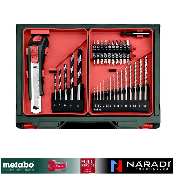 METABO Power Maxx SB Basic aku příklepová vrtačka 12V 2x 2Ah MOBILNÍ DÍLNA 600385710 Obrázek