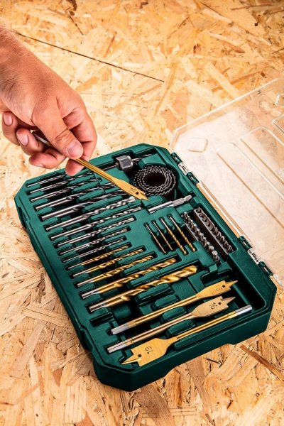 VERTO 66H650 sada vrtáků a bitů 49 dílů Obrázek